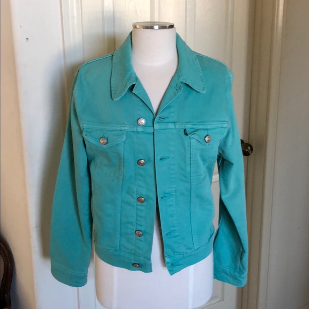 Levi’s Made & Crafted Turquoise Denim Jacket